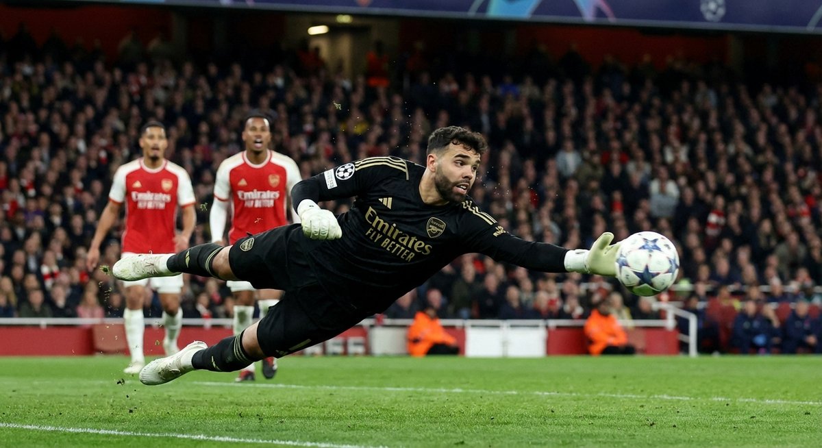 Hình ảnh David Raya bên lề (Ảnh 2)